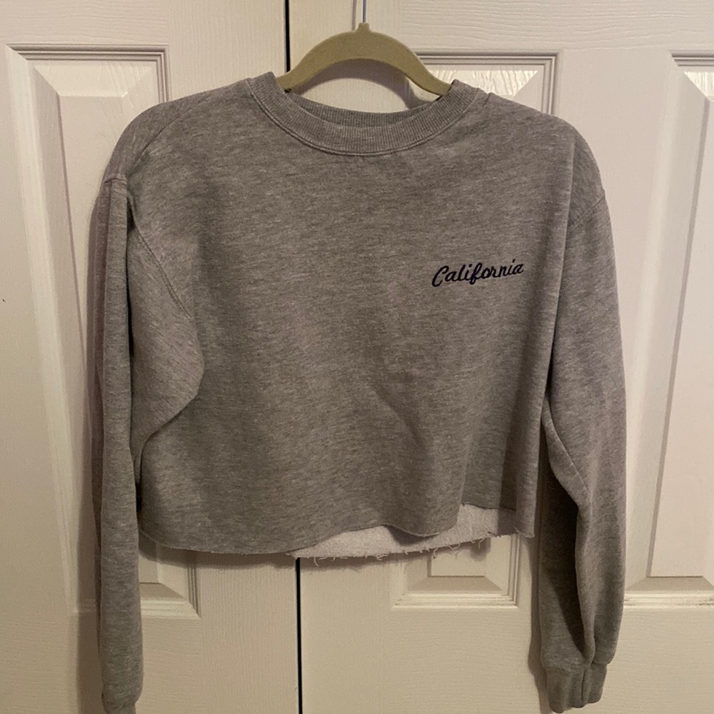 Brandy Melville Cropped Sweatshirt